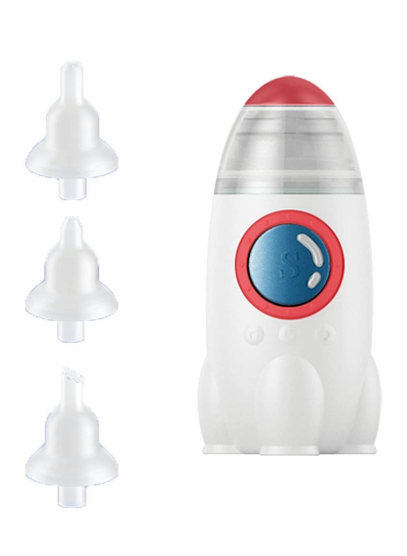 Electric Baby Nasal Aspirator, Toddler Mucus Cleaner, USB Rechargeable Nasal Aspirator