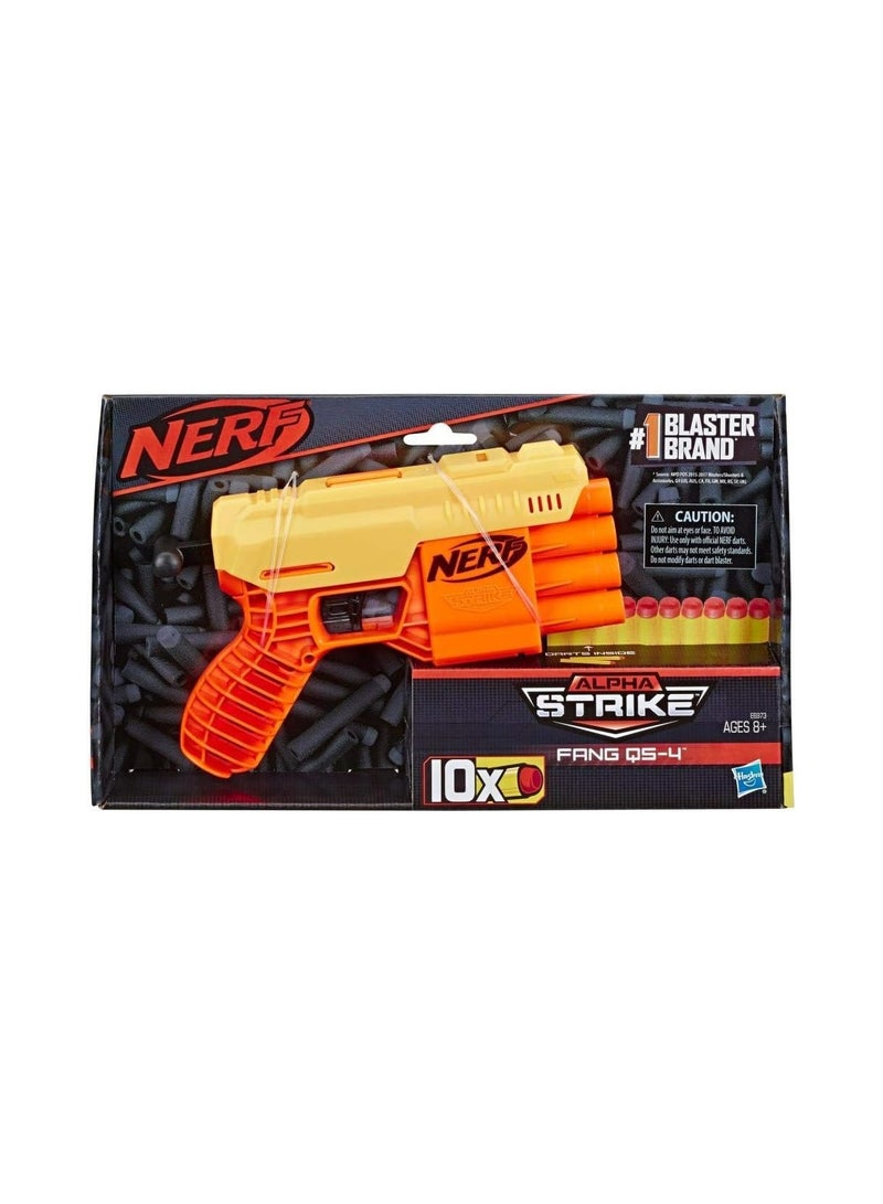 Nerf Alpha Strike Fang QS 4 Blaster 4-Dart Blasting