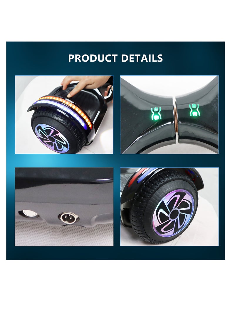 6.5-inch Smart Self-Sliding Two-Wheel Scooter with LED Lights