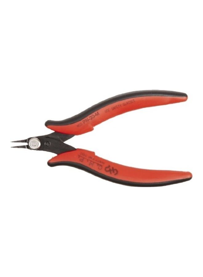 Steel Pointed End Micro Pliers With Smoothed Jaws Red/Black