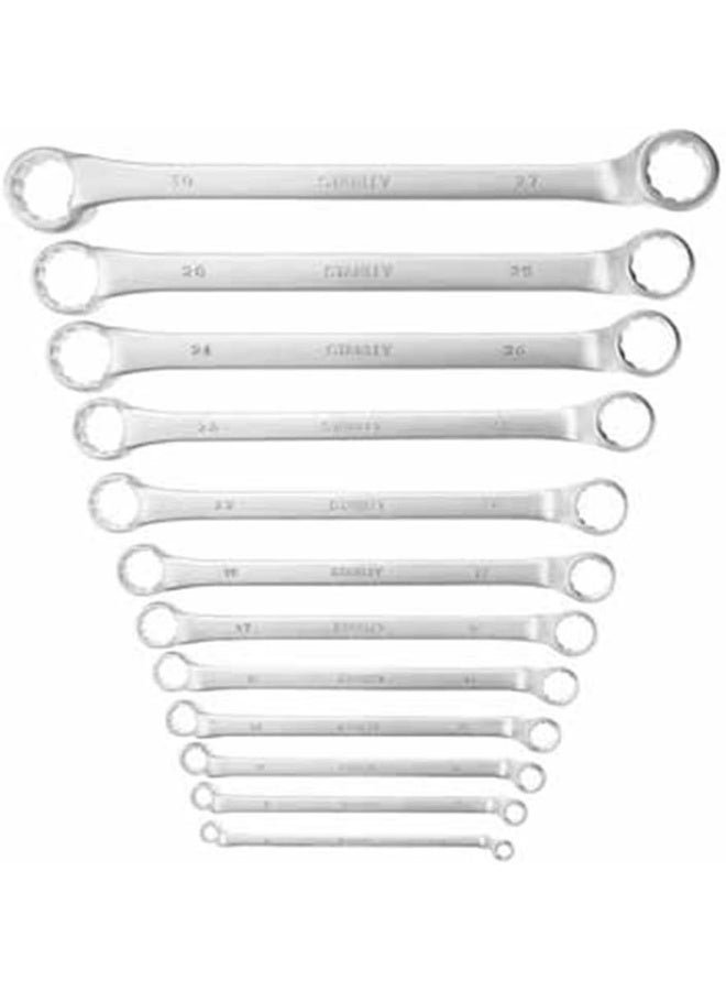 Stanley Fatmax 1-95-774 Ring Spanner Set  Silver  12-Teilig  Set Of 12 Pieces