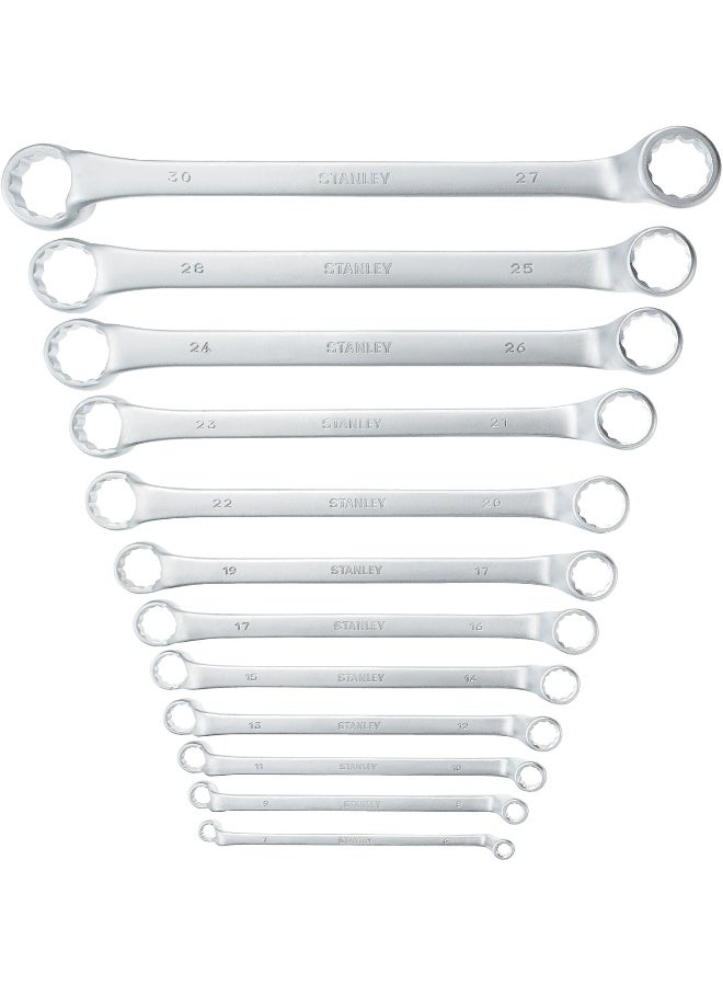 Stanley Fatmax 1-95-774 Ring Spanner Set  Silver  12-Teilig  Set Of 12 Pieces