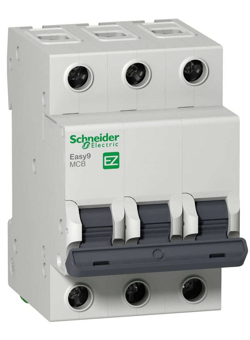 Schneider Electric EZ9F56320 Easy9 miniature circuit breaker- 3P - 20 A - C curve - 6000 A - 400 V