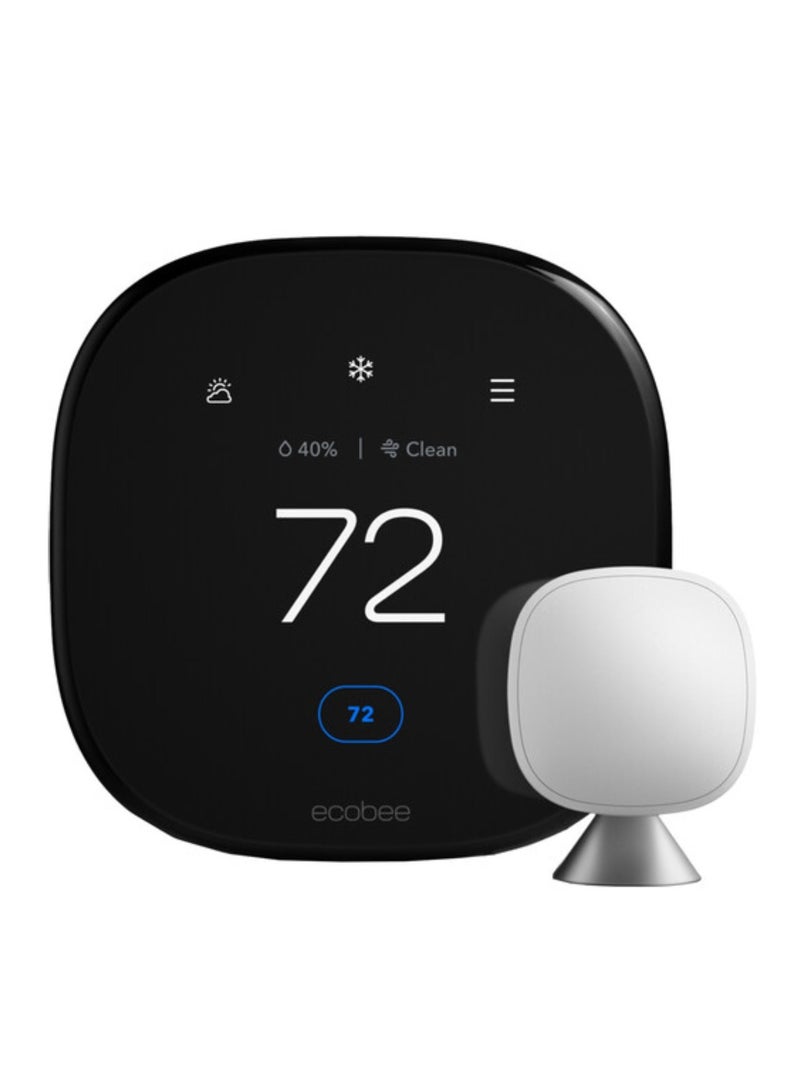 Ecobee EB-STATE6P-01 Smart Thermostat Premium 6th Gen With Smart Sensor - Black