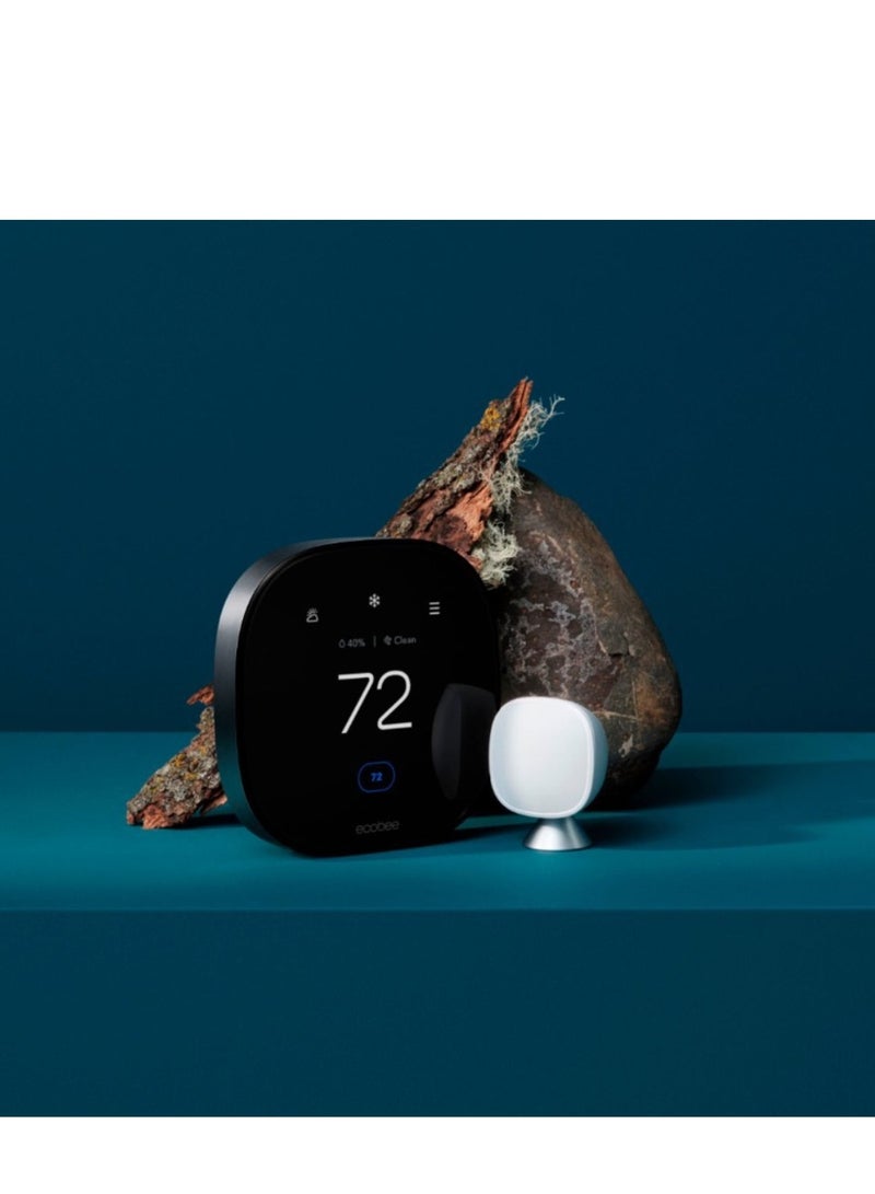 Ecobee EB-STATE6P-01 Smart Thermostat Premium 6th Gen With Smart Sensor - Black