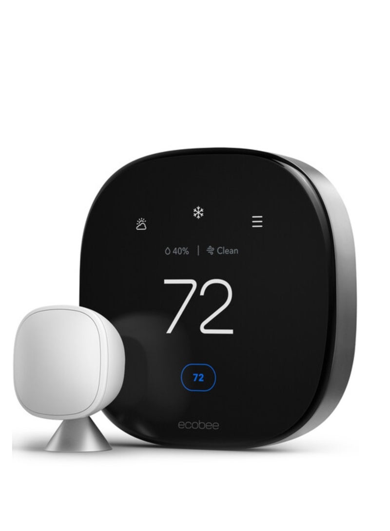 Ecobee EB-STATE6P-01 Smart Thermostat Premium 6th Gen With Smart Sensor - Black