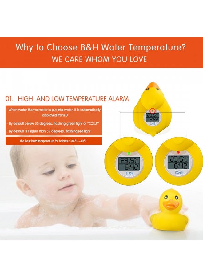 Bandh Baby Thermometer, The Infant Baby Bath Floating Toy Safety Temperature Water Thermometer (Classic Duck)