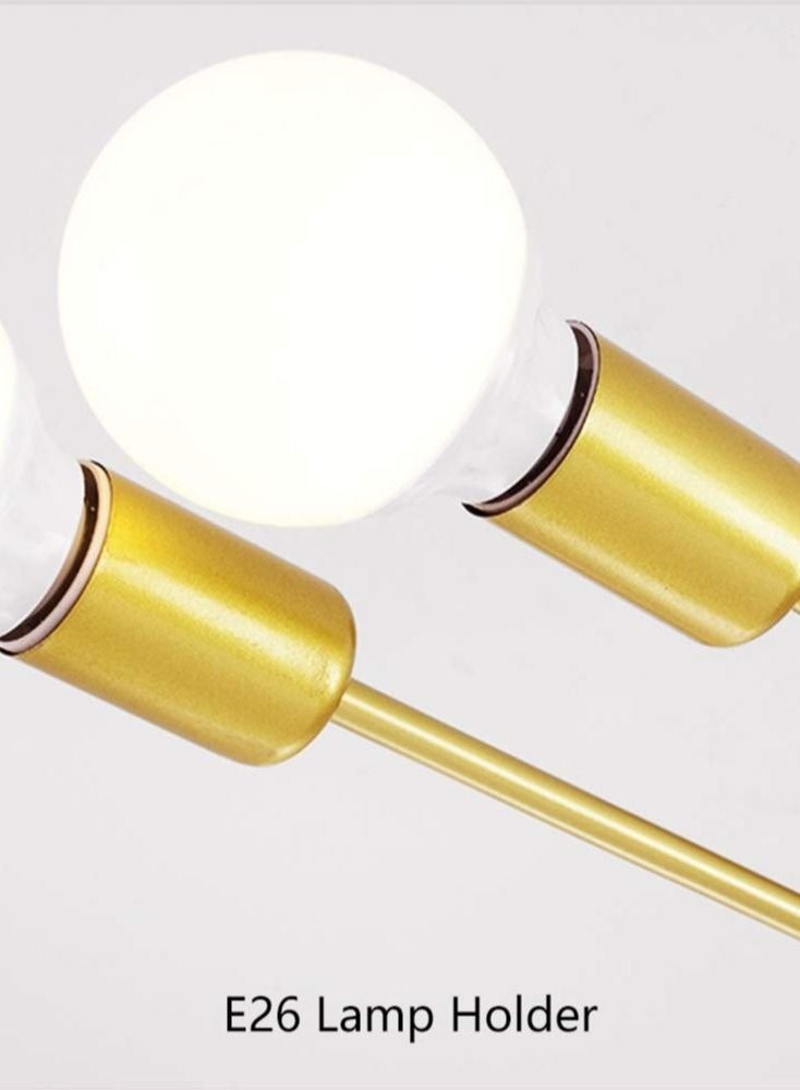 Semi Flush Mount Ceiling Chandelier 6-Lights