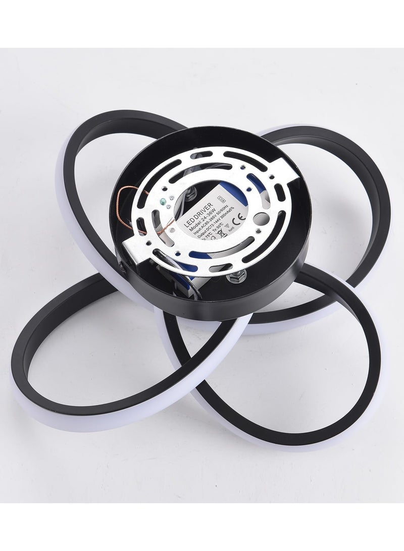 Hallway Light,Black Flush Mount Chandelier,LED Ceiling Lights Kitchen Led Light Fixtures for Foyer Bedroom Garage Bathroom Balcony Corridor Entryway Stair Aisle Ceiling Lamp,6000K