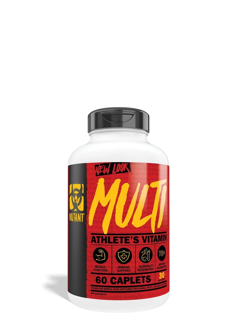 Mutant, Athletes Multivitamin, 60 Caps, 30 Servings