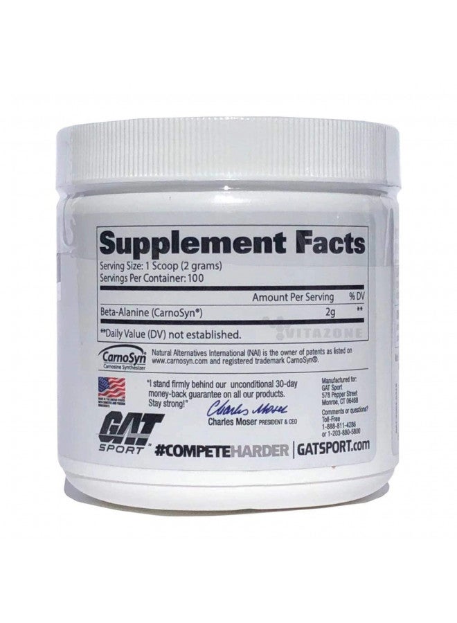 GAT Sport Beta Alanine Supplement, 200 Gram