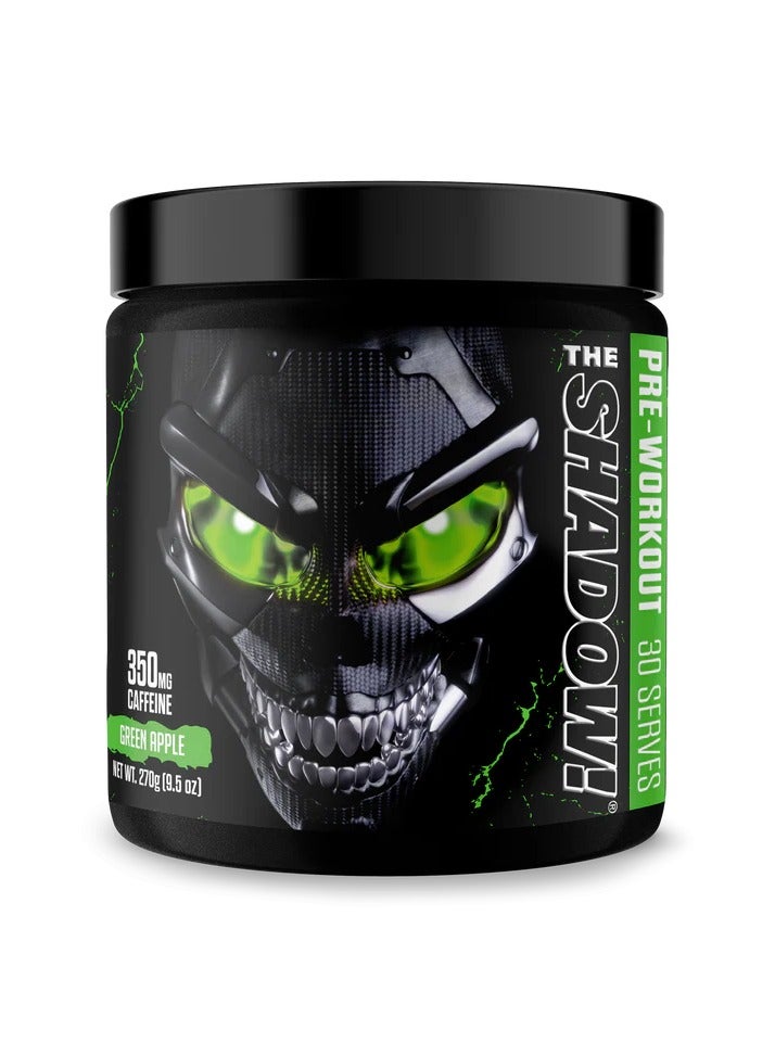 JNX Sports, The Shadow, Pre Workout, Green Apple, 270g, 30 Servings