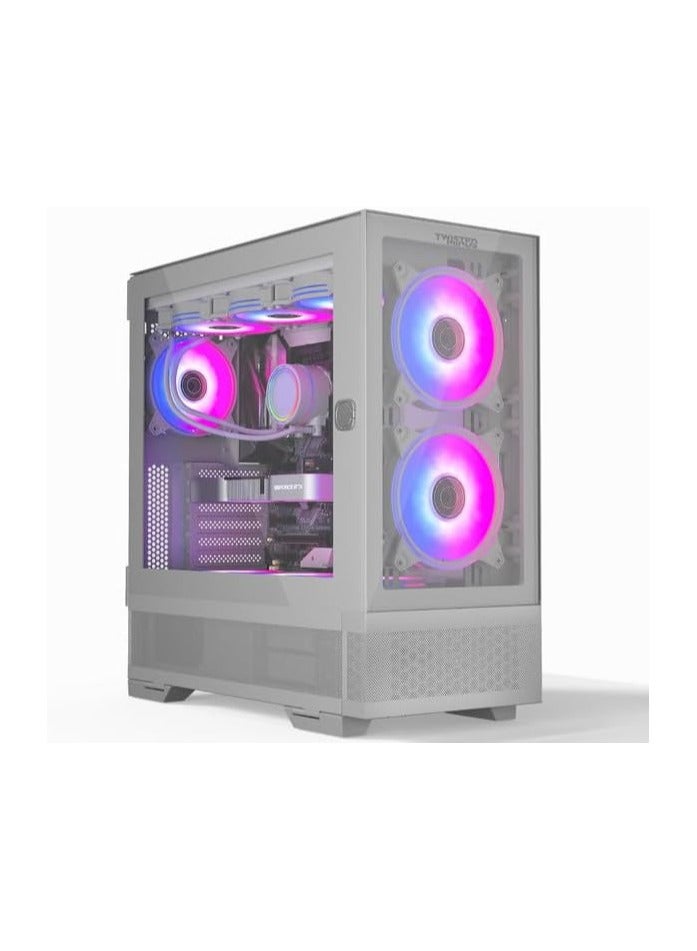 Twisted Minds Minimalist -04 Mid Tower Gaming Case - White