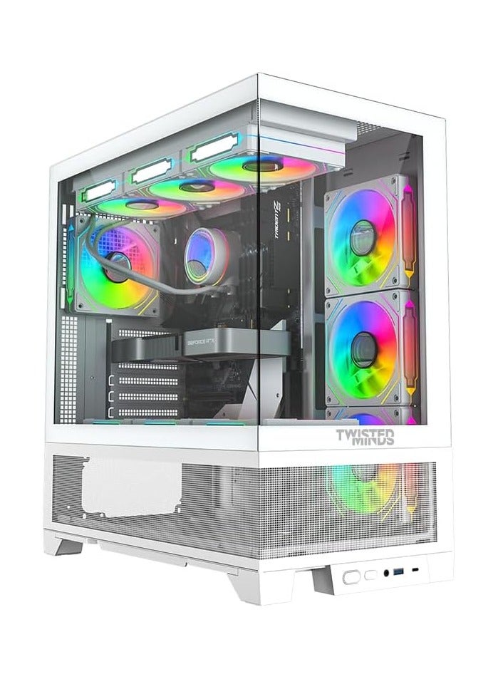 Twisted Minds Phantek - 07 Mid Tower Gaming Case - White