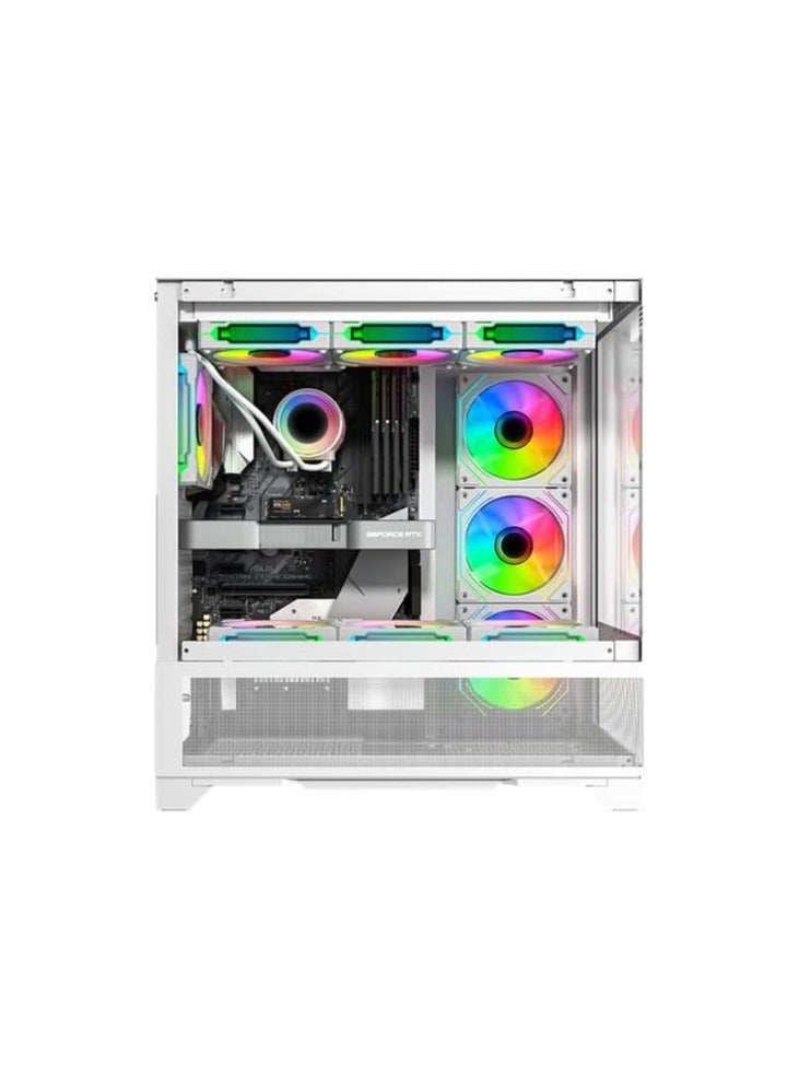 Twisted Minds Phantek - 07 Mid Tower Gaming Case - White