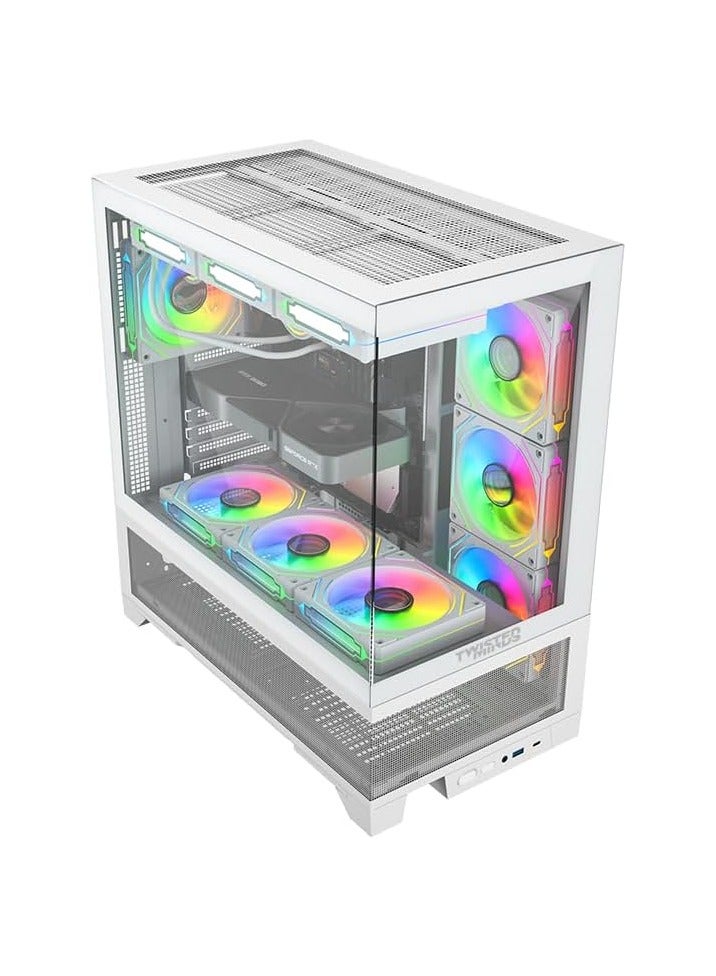 Twisted Minds Phantek - 07 Mid Tower Gaming Case - White