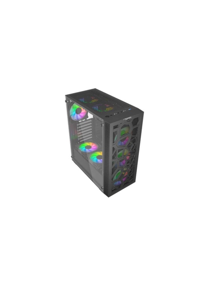 Twisted Minds 03 Spider Mid Tower Gaming Case - Black