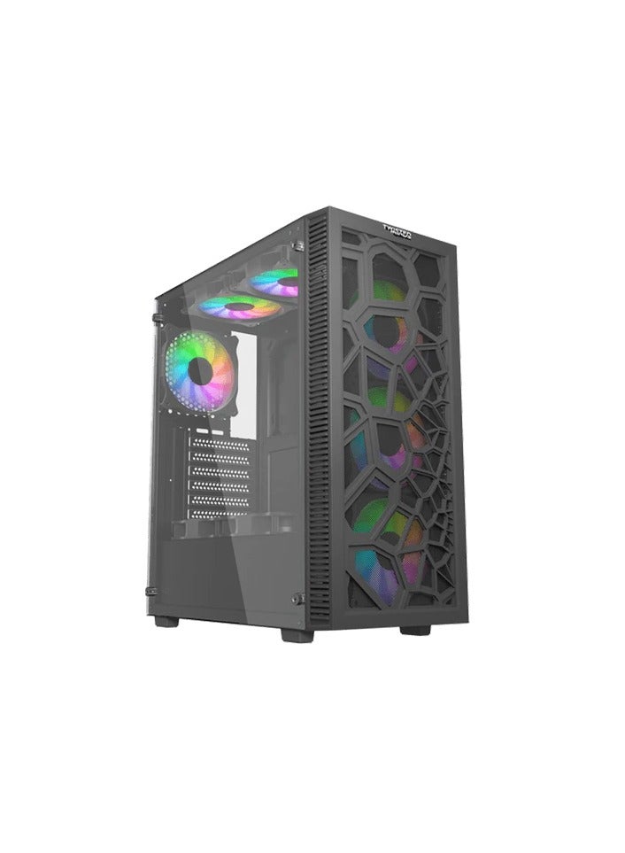 Twisted Minds 03 Spider Mid Tower Gaming Case - Black