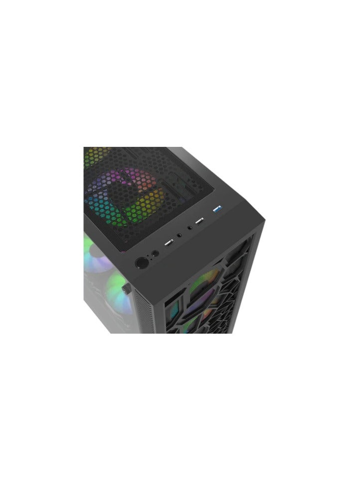 Twisted Minds 03 Spider Mid Tower Gaming Case - Black