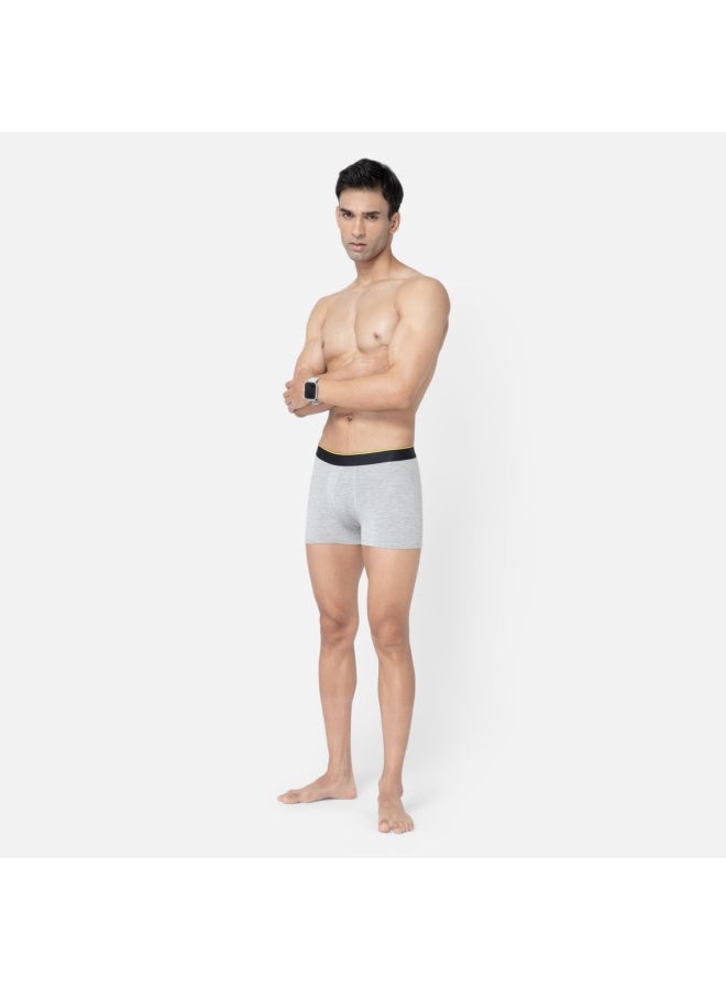 Bummer Men's Solid Micro Modal Trunks Underwear | Ultra Soft & Breathable | Combo Pack of 3