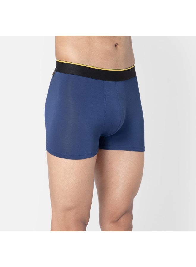 Bummer Men's Solid Micro Modal Trunks Underwear | Ultra Soft & Breathable | Combo Pack of 3