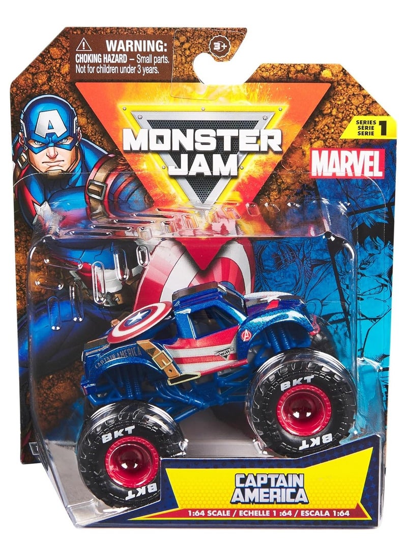 Marvel 1:64 Scale Diecast Series 1 Monster Truck Assortment