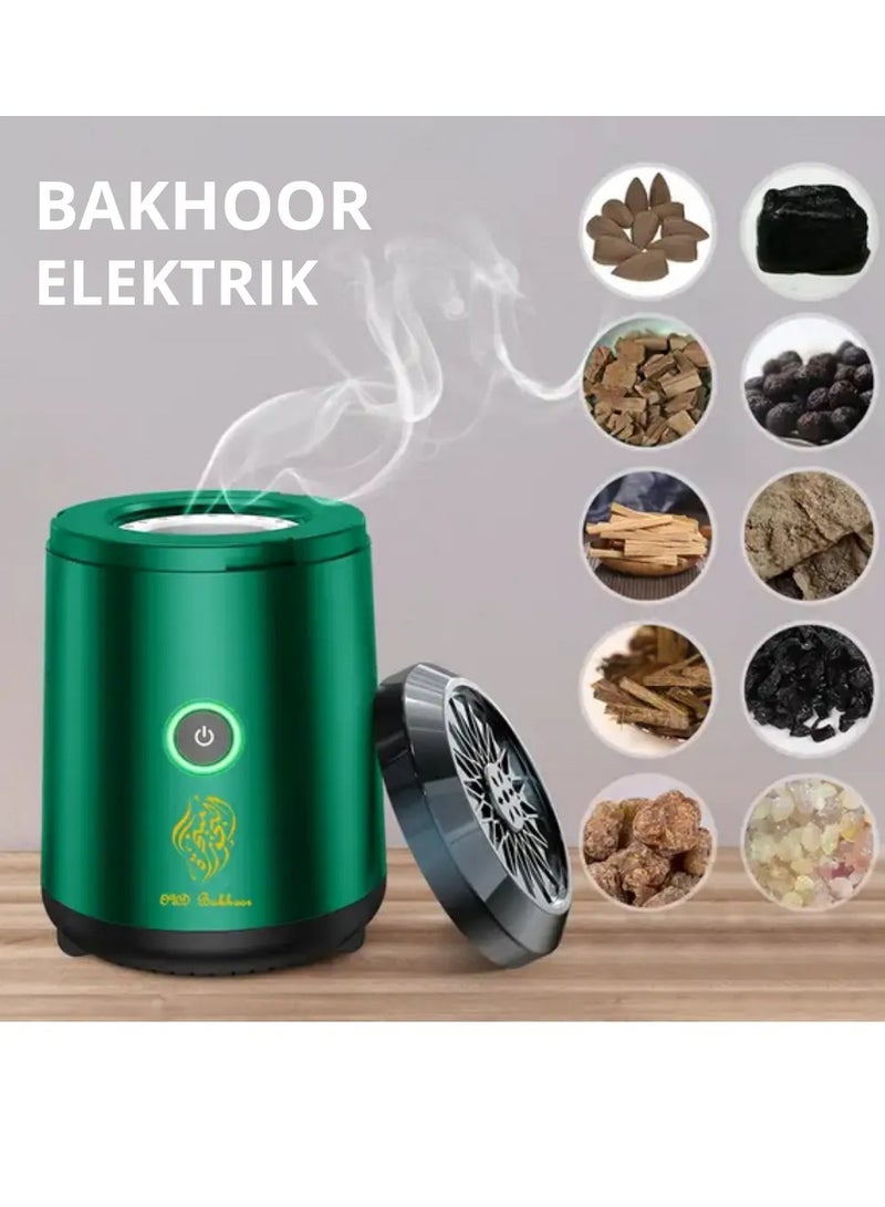 Oud Bukhoor BK18 Electric Spice Diffuser Portable USB Powered Incense Burner for Home Car and Travel