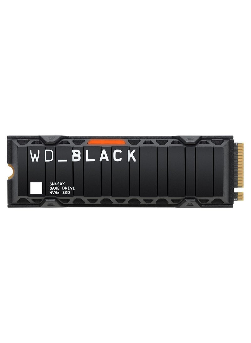 SN850X NVMe PCIe 4.0 Gaming Internal SSD with Heatsink, Up to 7300 MB/s Sequential Read & 6600 MB/s Write Speeds, M.2 2280, 1.75 Million Hours MTTF, 12000TB Endurance | WDS200T2XHE 2 TB