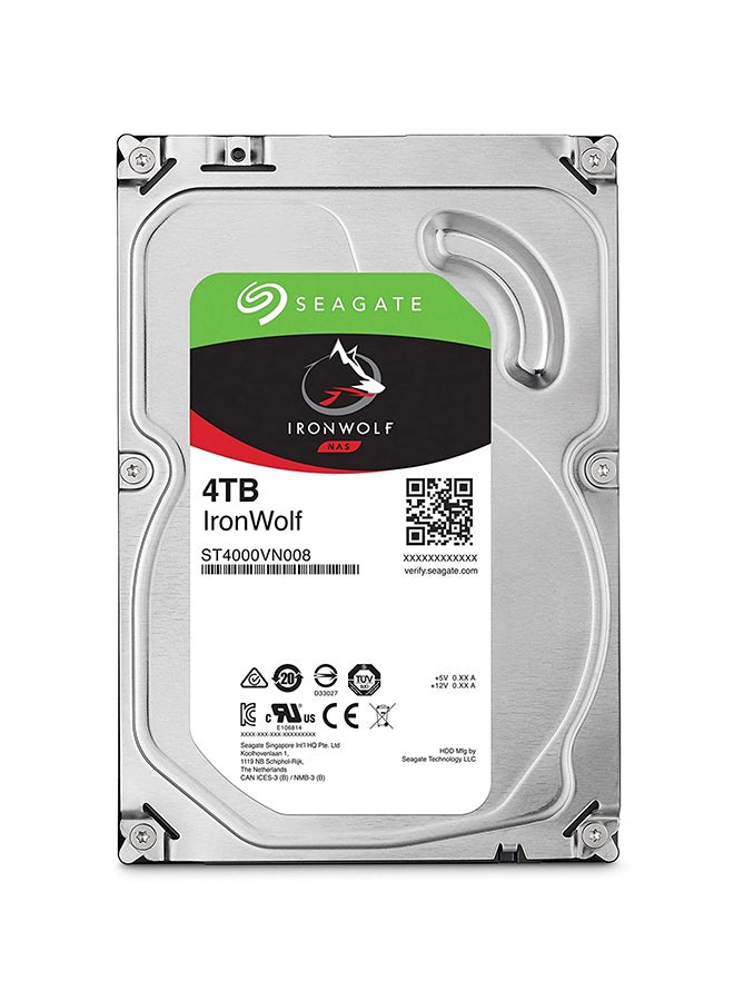 IronWolf 4TB NAS Hard Drive 5900 RPM 64MB Cache SATA 6.0Gb/s CMR 3.5