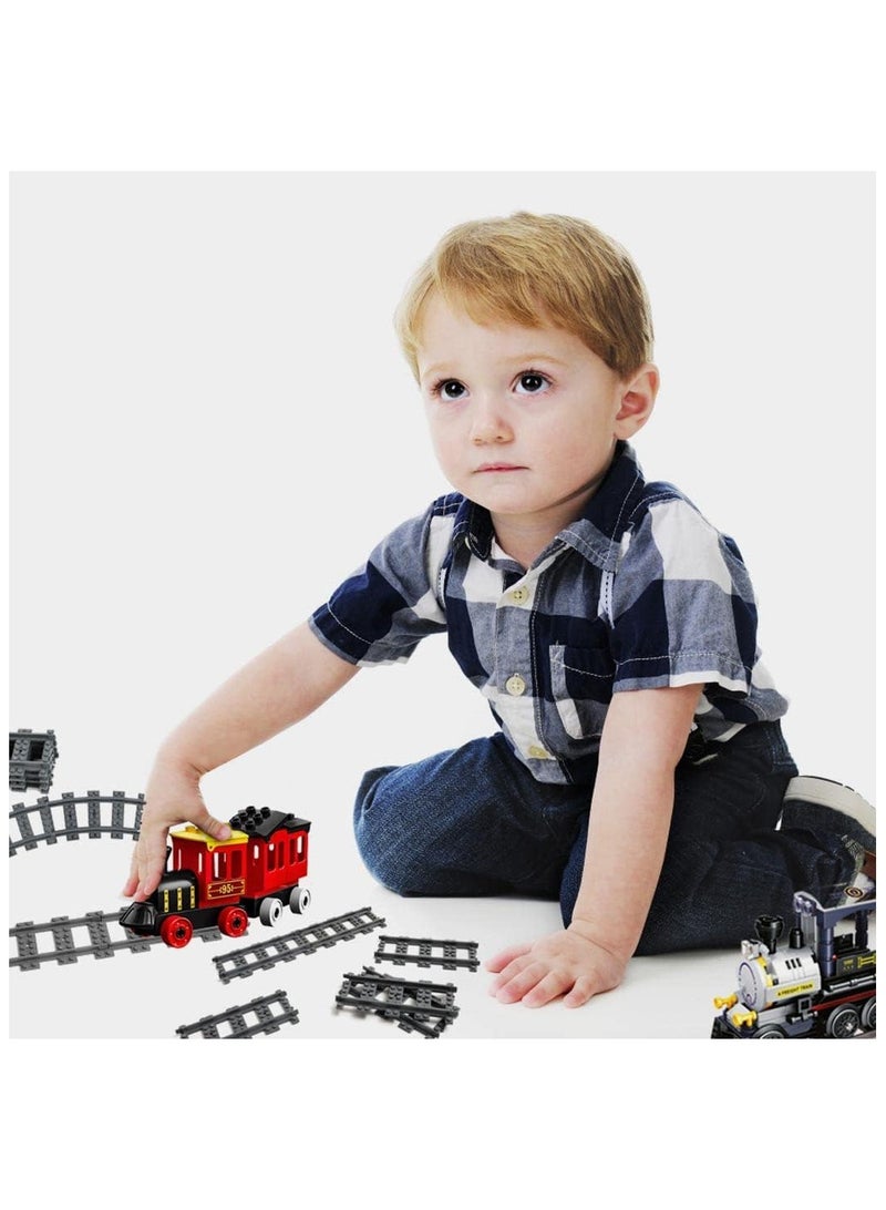 Mini Remote Control Steam Train Sets with Steam,Light,Sounds