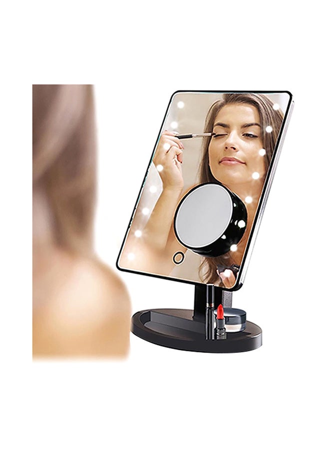 16Led Adjustable Makeup Vanity Mirror Black