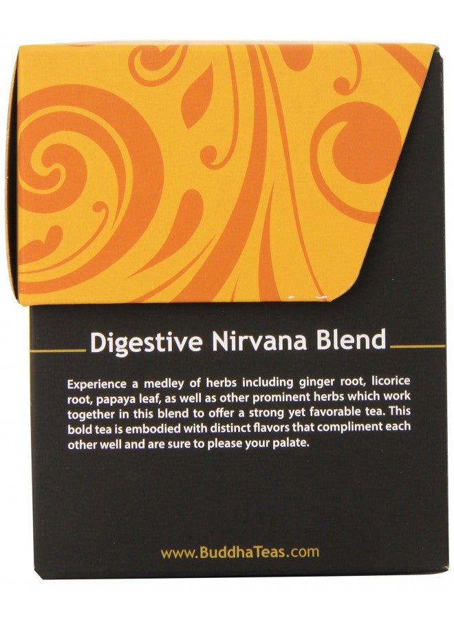 Buddha Teas Digestive Nirvana Blend, 18 Count (Pack of 6)