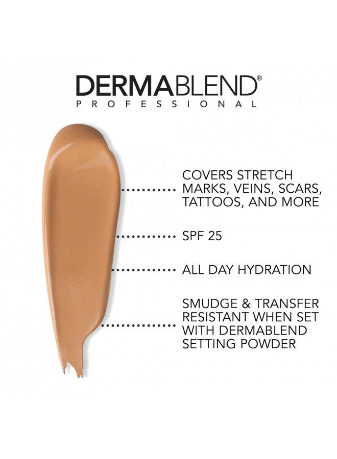 Dermablend Leg And Body Makeup Foundation With Spf 25, 40N Medium Natural, 3.4 Fl. Oz.