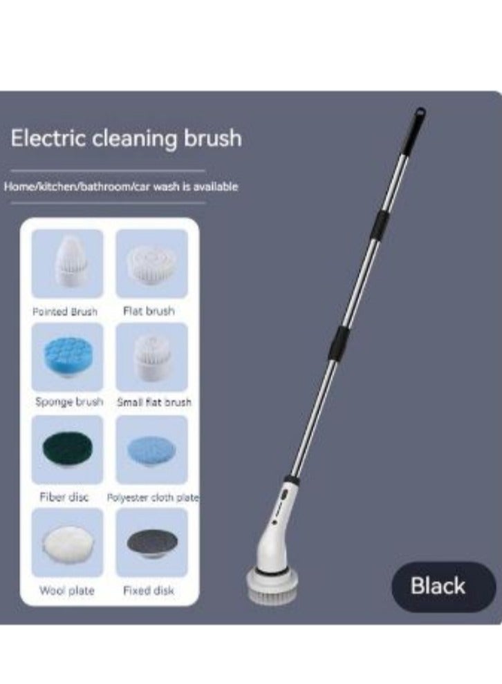 Electric Cleaning Scrubs 8-in-1 Multifunctional Electric Cleaning Brush - USB Charging Bathroom Wash Brush Kitchen Cleaning Tool Household Cleaning Brush