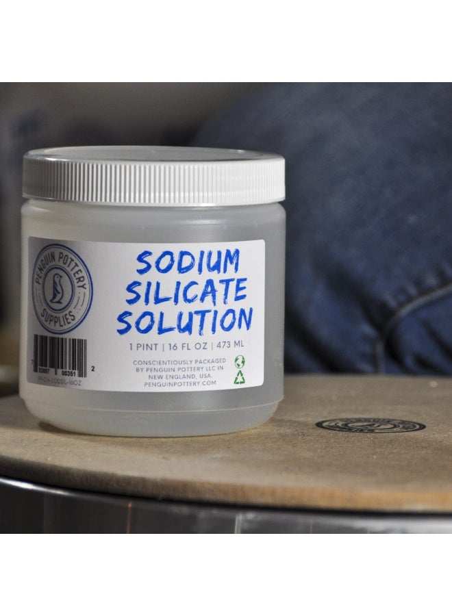 Penguin Pottery  - Sodium Silicate Solution - Deflocculant - 17 oz