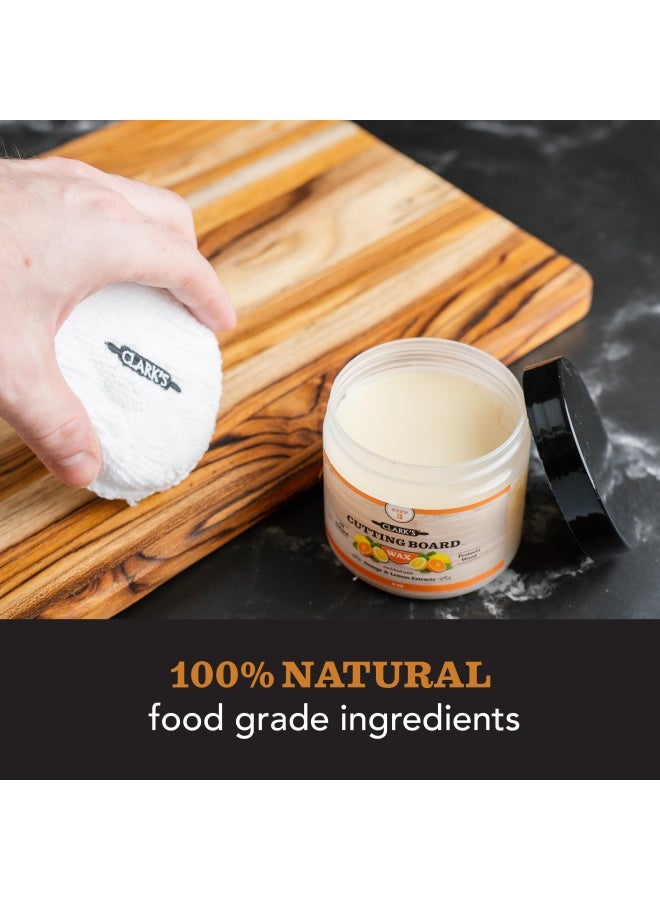 300Ml Orange Lemon Scent Cutting Board Finish Wax 300Ml Enriched With Lemon And Orange Oils Made With Natural Beeswax And Carnauba Wax Butcher Block Wax