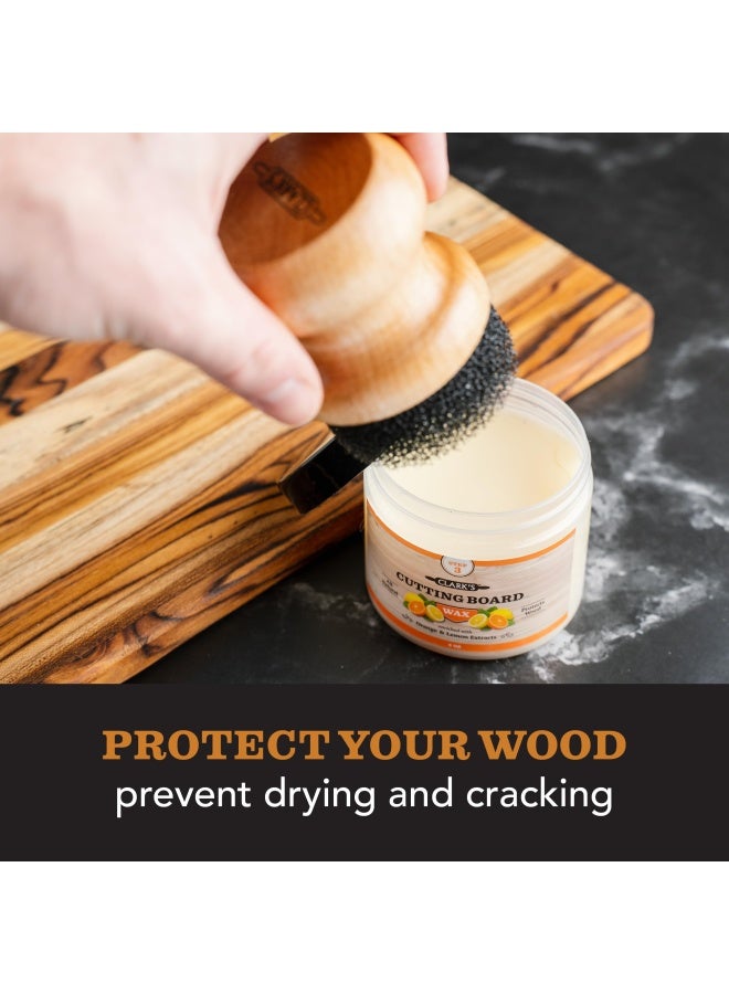 300Ml Orange Lemon Scent Cutting Board Finish Wax 300Ml Enriched With Lemon And Orange Oils Made With Natural Beeswax And Carnauba Wax Butcher Block Wax