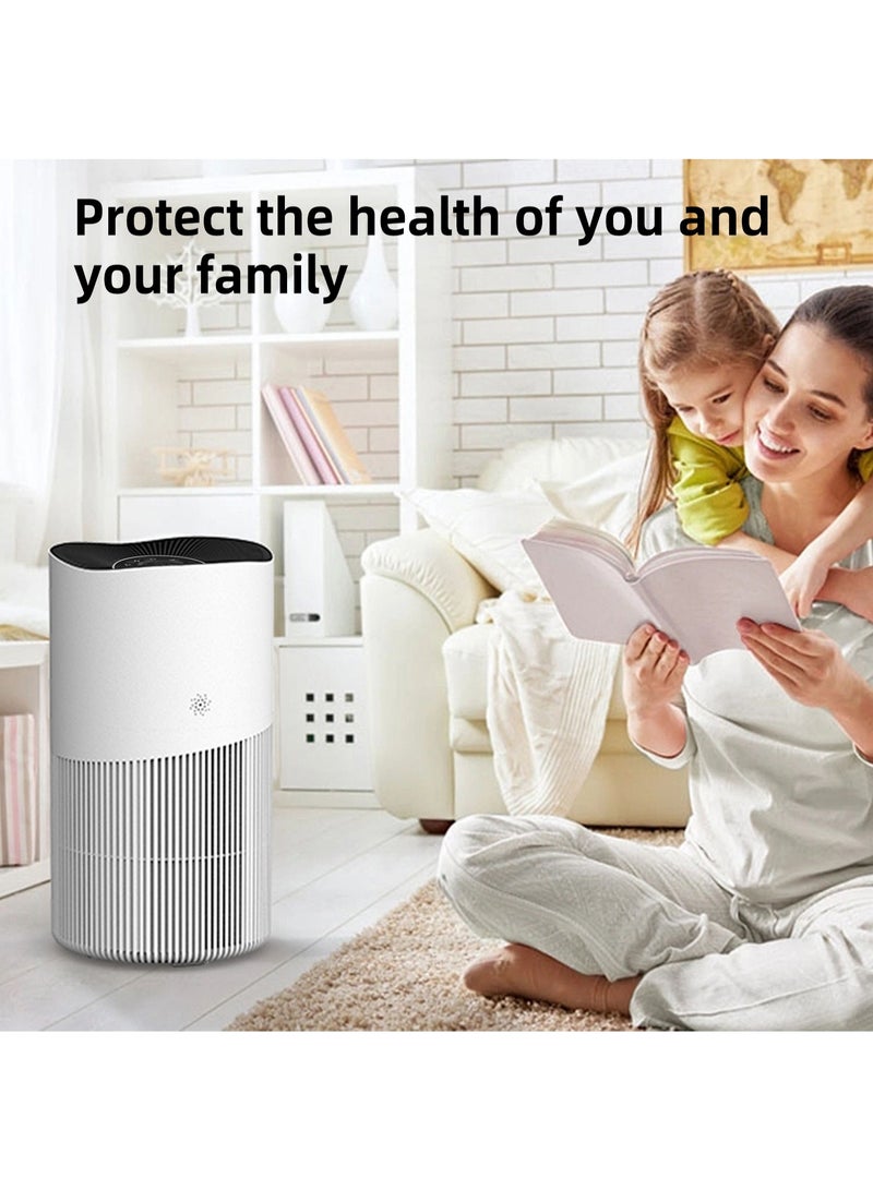 Smart Air Purifier - PM2.5 Digital Display - Air Cleaner with HEPA Filter - Deodorization, Sterilization, Remove Formaldehyde - Essential Appliances for Home and Office - PJ10