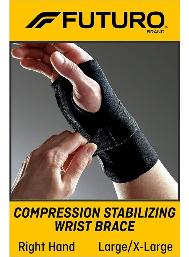 Wrist Right Compression Stabilizing Brace L/XL