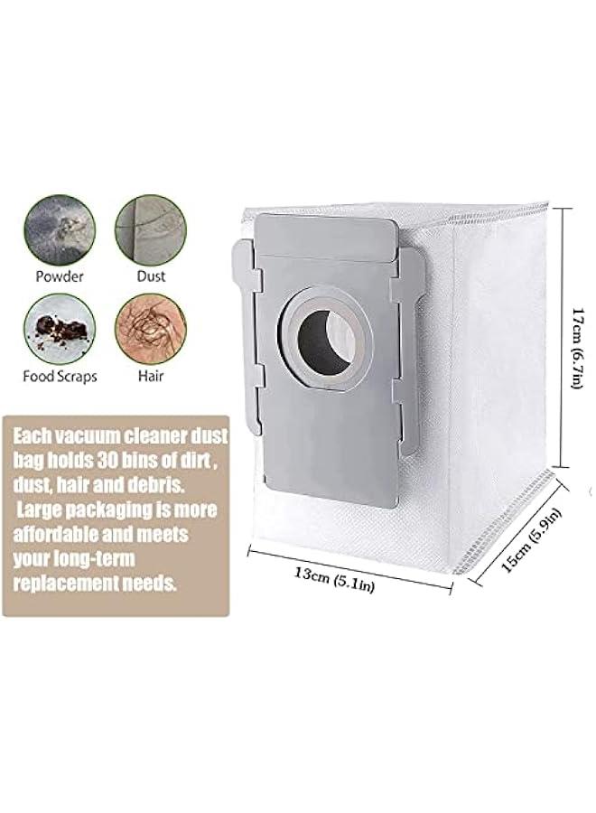 12 Pack Dust Bags for Roomba, Repalcement Disposal Dust Bags Compatible for iRobot Roomba i3+ i7+ S9/S9+ Plus Clean Base Automatic Dirt Disposal Models