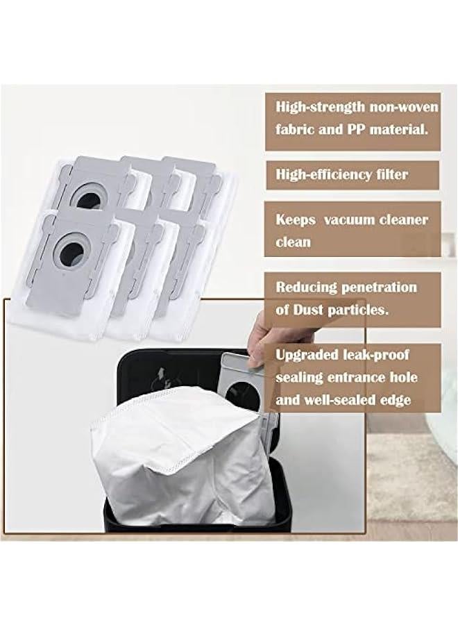 12 Pack Dust Bags for Roomba, Repalcement Disposal Dust Bags Compatible for iRobot Roomba i3+ i7+ S9/S9+ Plus Clean Base Automatic Dirt Disposal Models