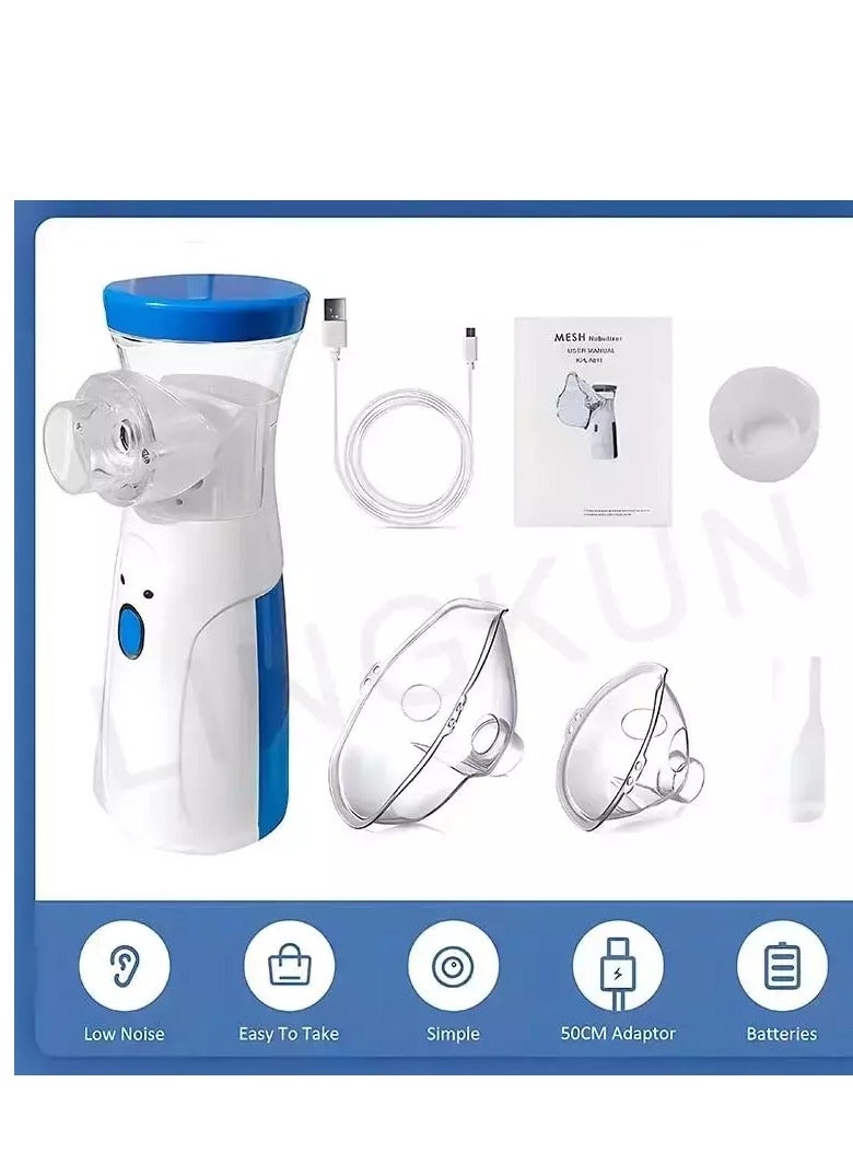 Portable mesh nebulizer for medical care.