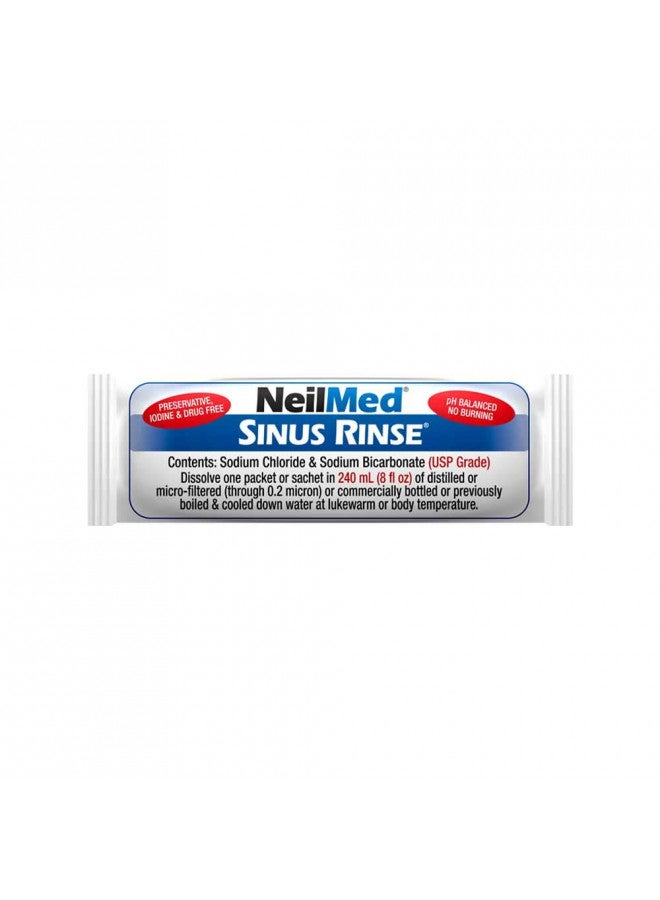 NeilMed Sinus Rinse - A Complete Sinus Nasal Rinse Kit, 50 count (Pack of 1)