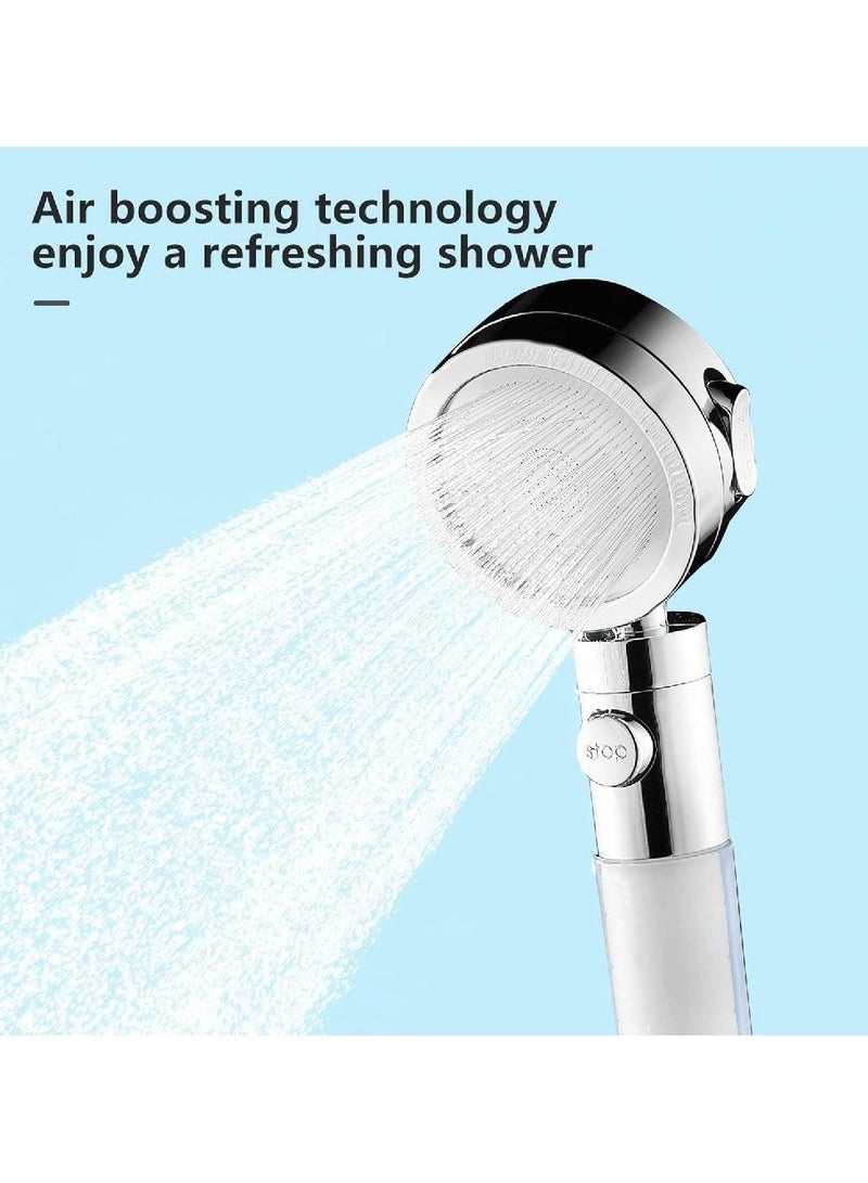 Filtered Hand Held Shower Head High Pressure Help Reduces Hair Loss Boost Skin Remove Chlorine Hard Water Filter Shower Head