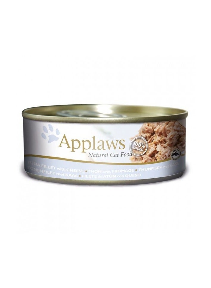 Applaws Tuna Fillet with Cheese Adult Wet Cat Food 156g X 24 Pcs ( 1 Box )