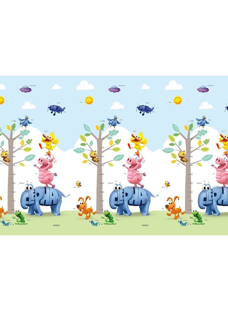 High quality baby floor play mat foldable portable animal printed playmat (180*200 cm)