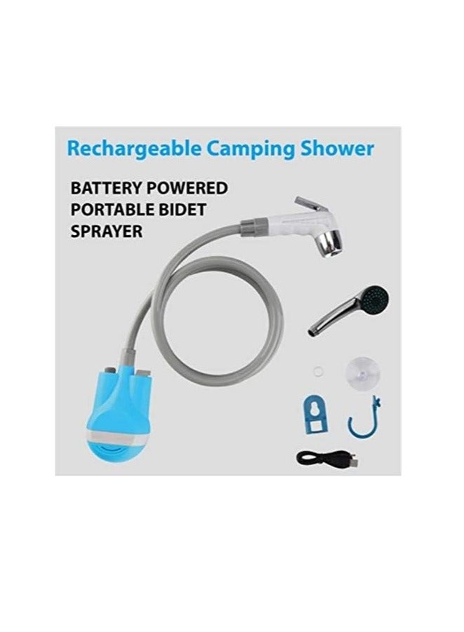 Rechargeable Camping Shower Battery Powered Portable Sprayer