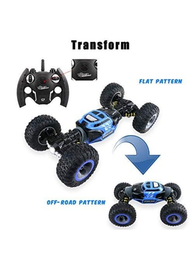 UD2169A 2.4G 1:16 4WD Double-Sided Stunt RC Car | One-Key Transform Monster Rock Crawler Off-Road Truck