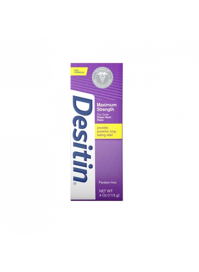 Desitin Maximum Strength Paste, 3 Ct./4 Oz.