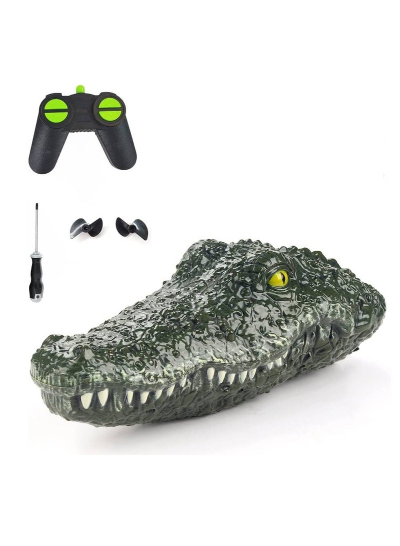 Remote Control Alligator Head Boat for Kids and Adults, Simulates The Speed and Movement of a Real Alligator, for Pools, Water Parks, Lakes and More, Includes Gator Head and Remote Control